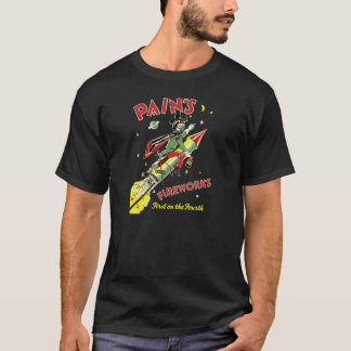Fourth Of July Fireworks Vintage Graphic T-Shirt