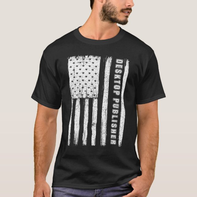 Fourth of July  for Men  desktop publisher T-Shirt (Front)