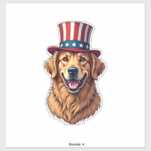 Fourth of July Golden Retriever Vintage Shirt 4