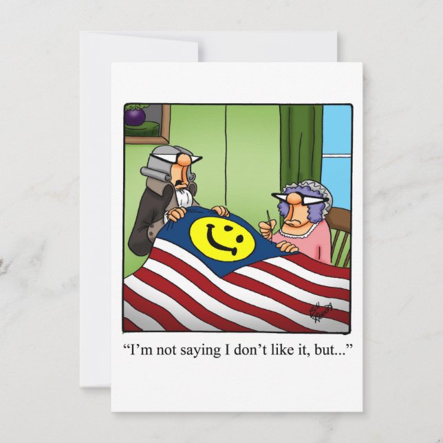 Fourth of July Humour Party Invitation (Front)