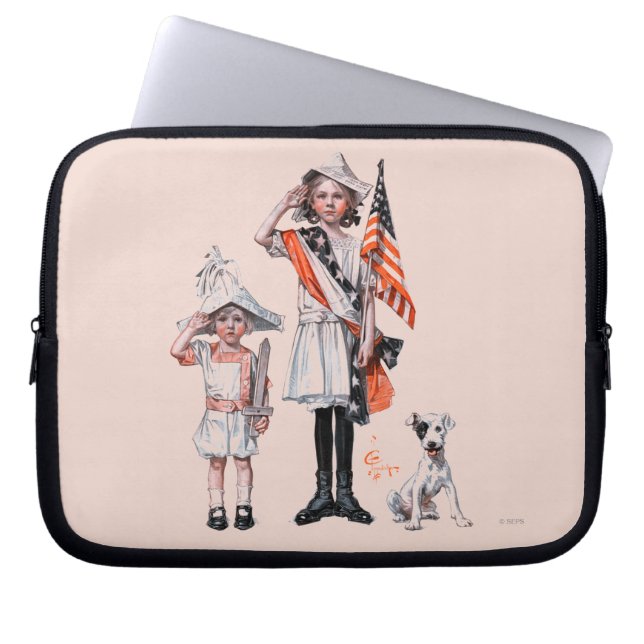 Fourth of July Laptop Sleeve (Front)