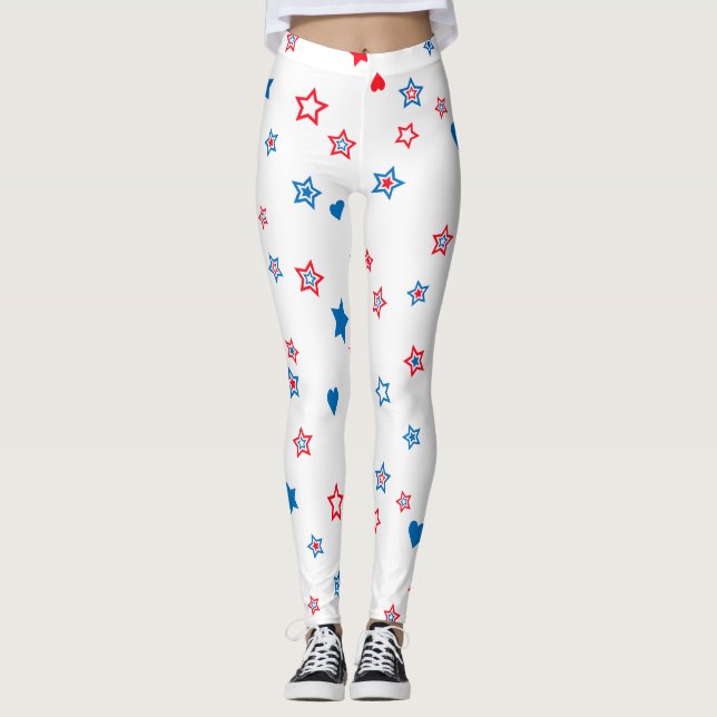  Fourth of July  Leggings (Front)