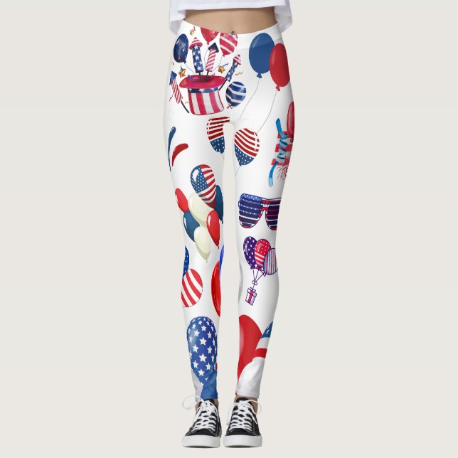 Fourth of July Leggings (Front)