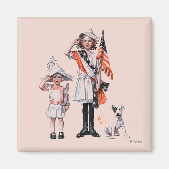 Fourth of July Magnet (Front)