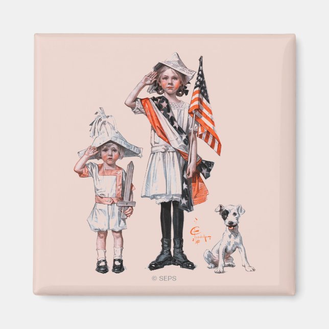 Fourth of July Magnet (Front)