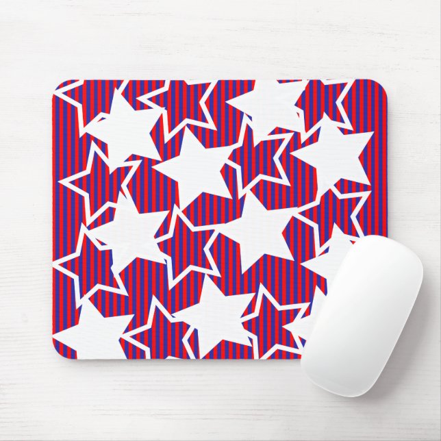 Fourth of July  Mouse Pad (With Mouse)