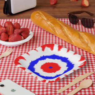 Fourth of July Paper Plate