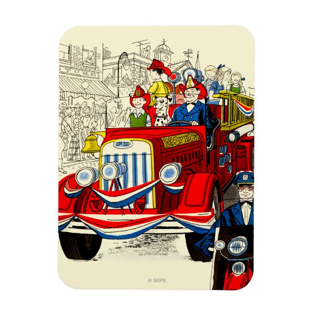 Fourth of July Parade Magnet (Vertical)