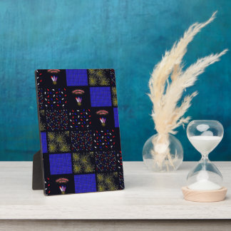 Fourth of July Patchwork Pattern - July 4th Plaque