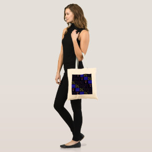 Fourth of July Patchwork Pattern - July 4th Tote Bag