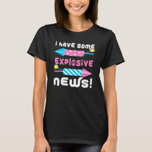 Fourth Of July Pregnancy Announcement Expecting Mo T-Shirt