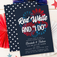 Fourth of July Red White and I Do Couples Shower