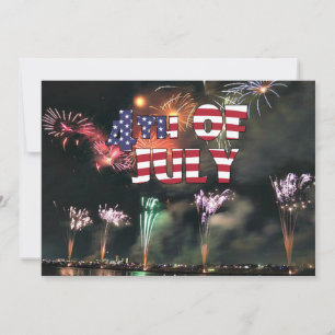 Fourth of July Spectacular Fireworks Card