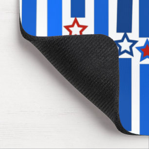 Fourth of July Stars and Stripes Mouse Pad