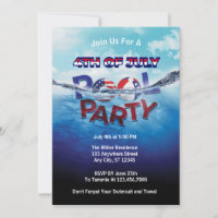 Fourth of July Swimming Pool Party 