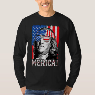 Fourth Of July Women Ben Franklin T-Shirt