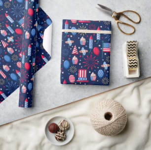 Fourth Of July  Wrapping Paper