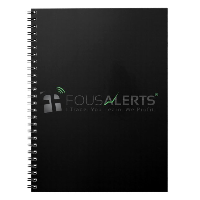 Fousalerts note taker! spiral notebook (Front)