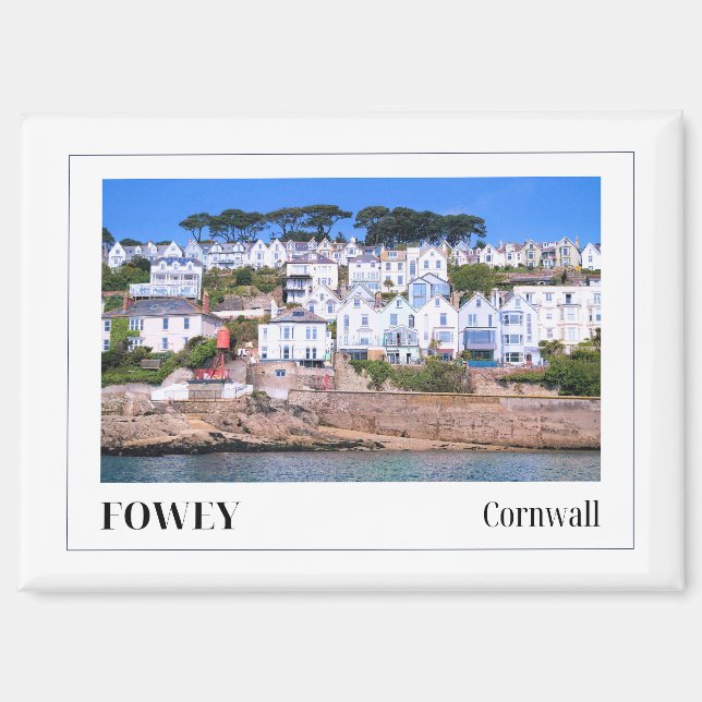 Fowey, Cornwall, England Magnet (Front)
