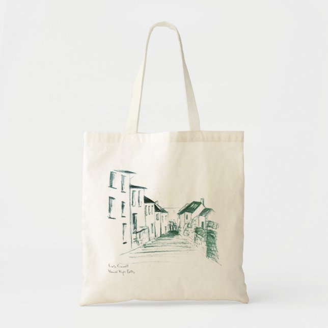 Fowey, Cornwall Tote Bag (Front)