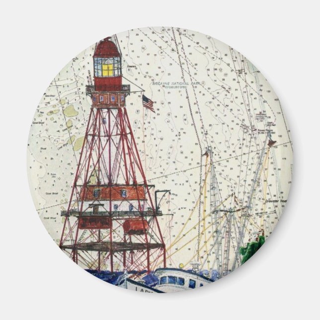 Fowey Rocks Magnet (Front)