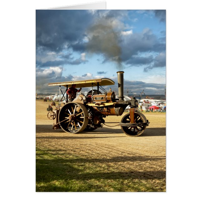 Fowler 8-tonne Steam Road Roller (Front)