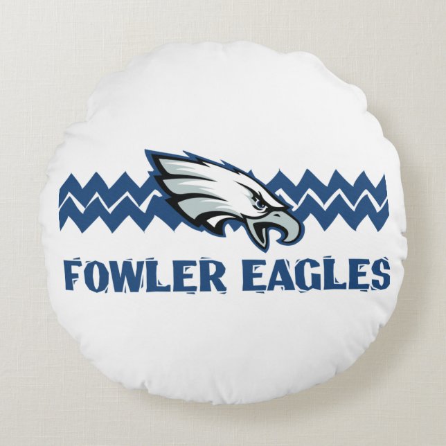 Fowler Eagles Round Cushion (Front)