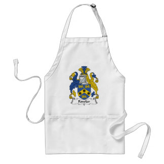 Fowler Family Crest Standard Apron