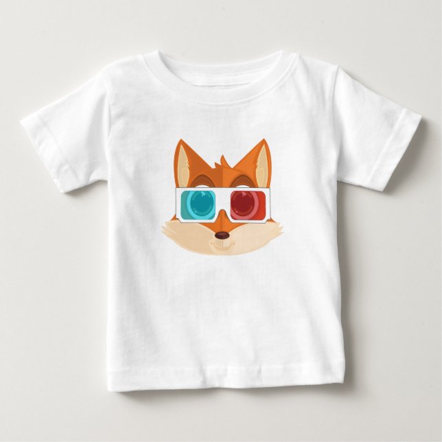 Fox - 3D Baby T-Shirt (Front)