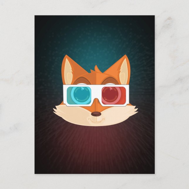 Fox - 3D Postcard (Front)
