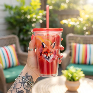 Fox Acrylic Tumbler