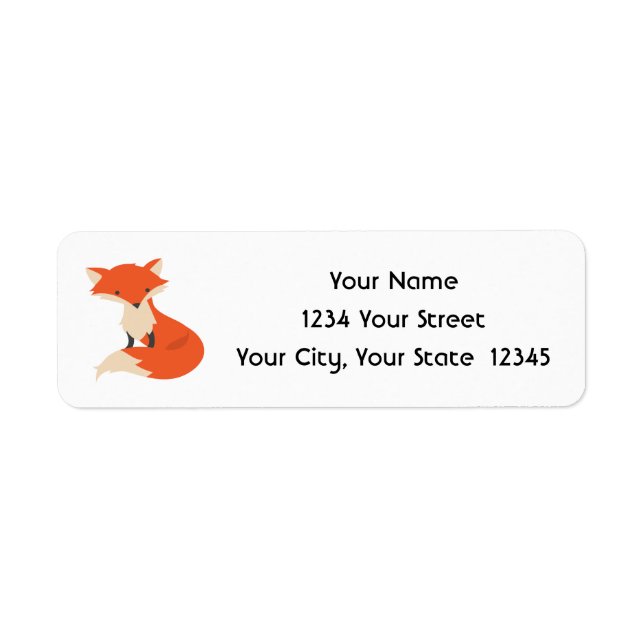 Fox Address Labels (Front)