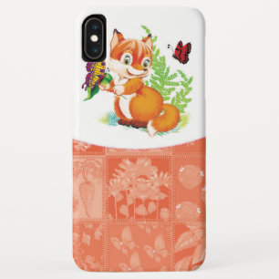 fox and butterfly Case-Mate iPhone case