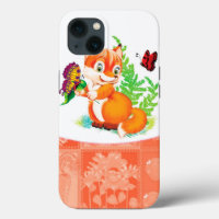 fox and butterfly