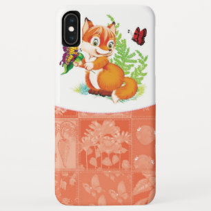 fox and butterfly Case-Mate iPhone case