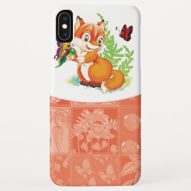 fox and butterfly Case-Mate iPhone case (Back)