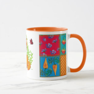 fox and butterfly mug