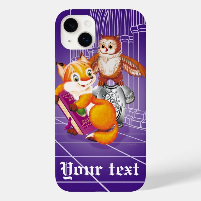 fox and owl Case-Mate iPhone case (Back)