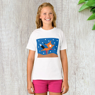 Fox And Stars Girls T-Shirt