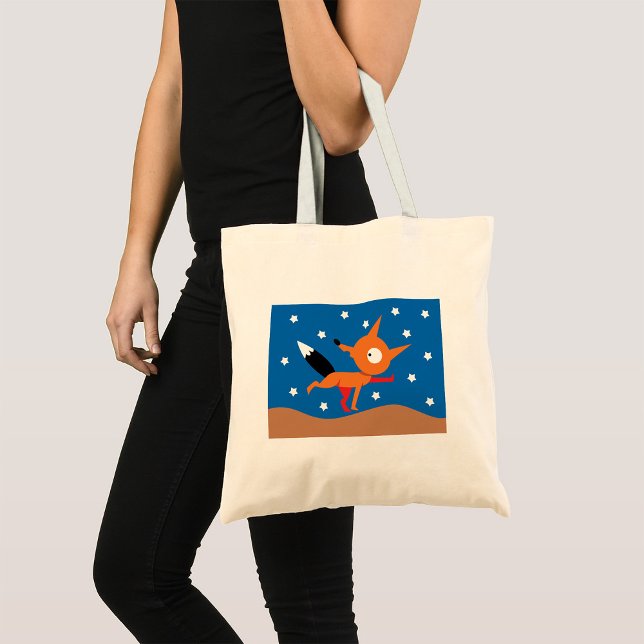 Fox And Stars Tote Bag (Creator Uploaded)