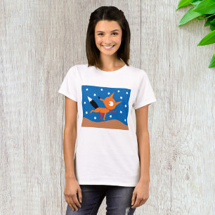 Fox And Stars Womens T-Shirt