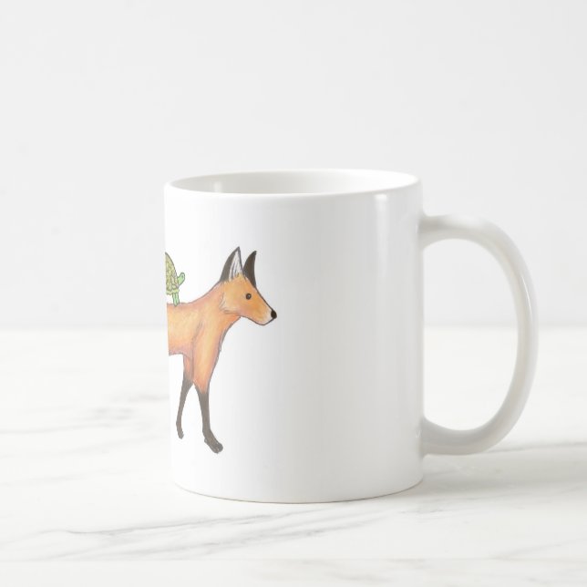 Fox and Turtle Mug (Right)
