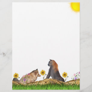 Fox and Vigilant Cougar Stationery