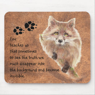 Fox, Animal Totem, Spirit Guide, Symbol Mouse Pad