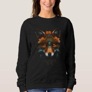 Fox Animal Wild Animal Motif Fox Sweatshirt