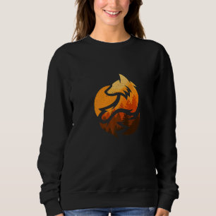 Fox Animal  With Nature Trees Hunting Sweatshirt