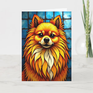 Fox Art Fathers Day Card