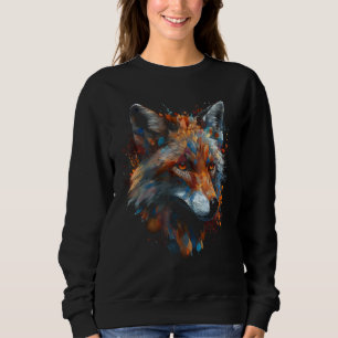 Fox Artwork  Animal  Animal Wolf Sweatshirt