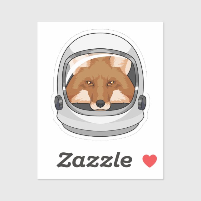 Fox as Astronaut with Helmet (Sheet)
