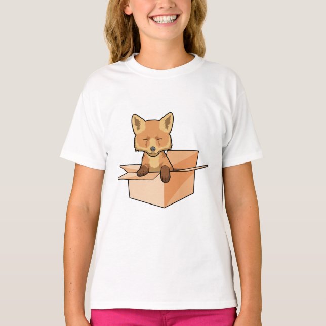 Fox as Baby in Box T-Shirt (Front)